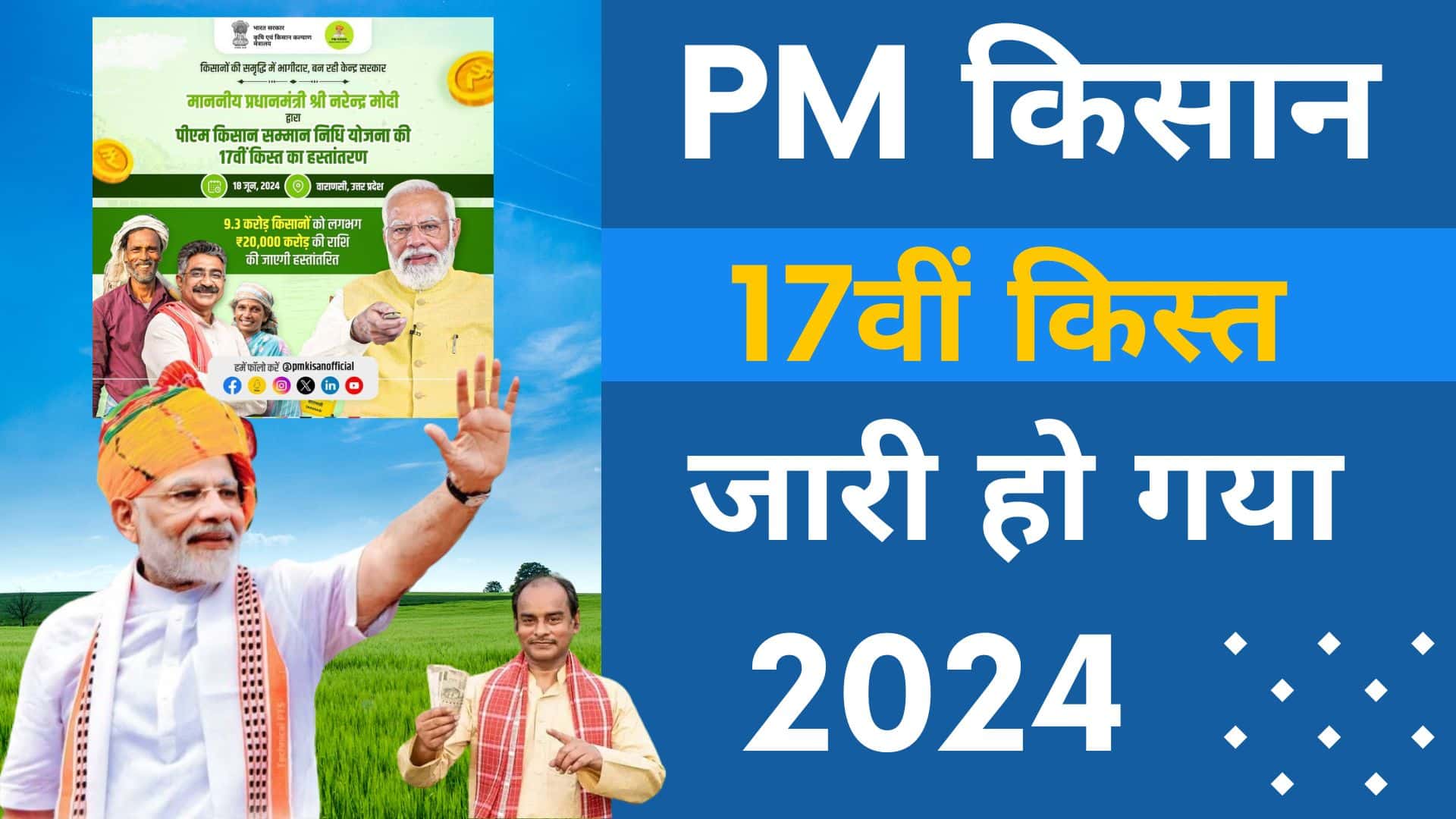 PM Kisan 17th Installment Released