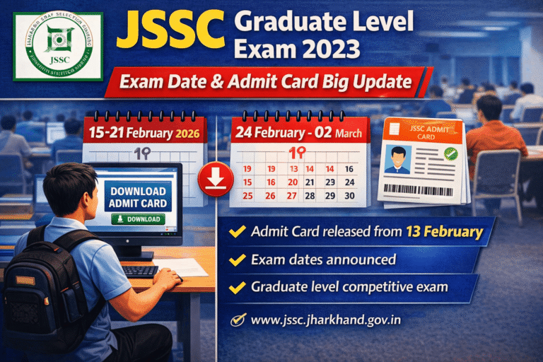 JSSC Graduate Level Exam 2023