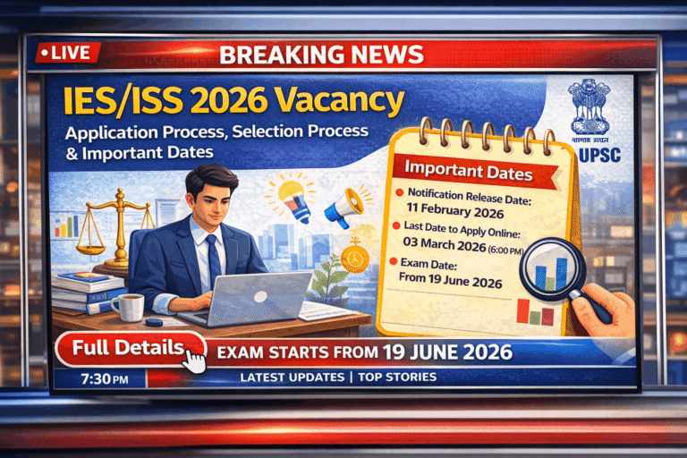 Indian Economic Service Examination 2026