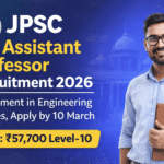 JPSC Assistant Professor Recruitment 2026