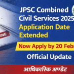 JPSC Combined Civil Services 2025 Latest Notice