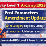 Railway Level 1 Vacancy 2025