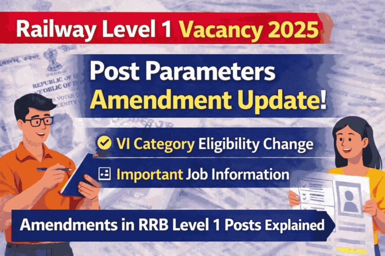Railway Level 1 Vacancy 2025
