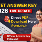 CTET Answer Key 2026 Live Update